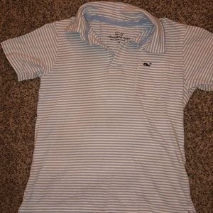 Vineyard Vines boys polo striped shirt.